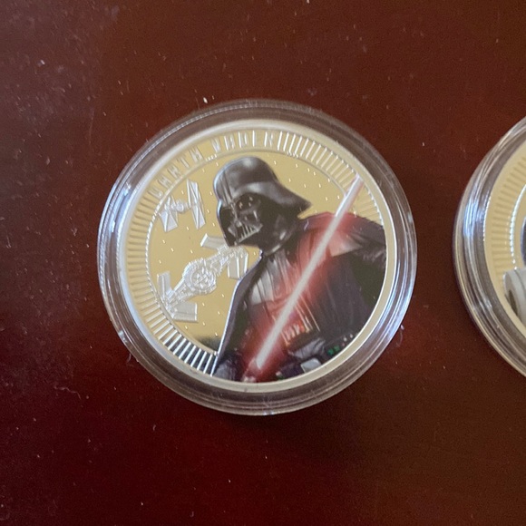 Assorted Star Wars coins